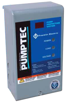 pumptec franklin electric motor box control protector pump protection hp 230v grainger phase zoom tap